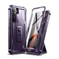 thumbnail image 1 of Dexnor for Samsung Galaxy S22 Case, [Built in Screen Protector and Kickstand] Heavy Duty Military Grade Protection Shockproof Protective Cover for Samsung Galaxy S22 5G, Phantom Purple, 1 of 5