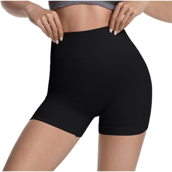Hurxie Shapewear for Women - High-Waisted Shapewear Tummy Control Shorts, Thigh Slimmer, Underwear for Women Black,S