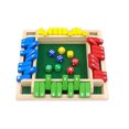 thumbnail image 1 of Wooden 4 Player Shut The Box Dice Game Math Learning Educational Family Board Game Portable for Travel Holiday Kids 3-8 Adults, 1 of 8