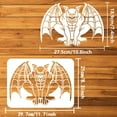 thumbnail image 2 of Winged Gargoyle Painting Stencil 8.3x11.7 inch Gargoyle Painting Template Retro Gargoyle Pattern Stencil, 2 of 9