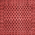 thumbnail image 1 of Ahgly Company Machine Washable Indoor Square Southwestern Red Country Area Rugs, 4' Square, 1 of 4