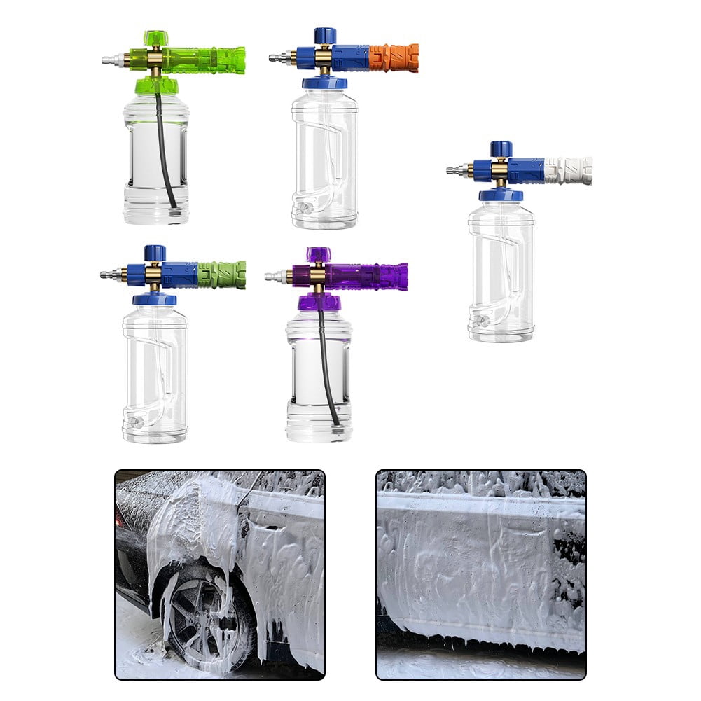 SPRING 1/4 Pa Foam Pot Snow Spray Pot High Pressure Water Car Wash Foam Pot 1000Ml