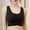 Black, variant on Jacenvly Clearance Wireless Bras for Women Support Bra Wire Free Underwear Onepiece Cross Side Buckle Bra Everyday Underwear Bras