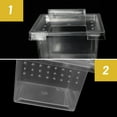 thumbnail image 4 of 10Pcs Reptile Feeding Box Lightweight Insect Container for Easy Installment Transport Case Portable Pet Hatching House Acrylic Cage Breeding Habitat, 4 of 9