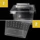 thumbnail image 2 of Methold 10 Uds. Caja de alimentación transparente para reptiles, contenedor ligero transpirable para insectos, casa para incubar mascotas, jaula Terrarios, 2 of 6