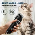 thumbnail image 6 of LQT Dog Clippers for Grooming for Thick Coats, Professional Pet Hair Clippers Supplies Kit Low Noise Rechargeable Stainless Steel Hair Trimmer with Ceramic Blade for Dogs Cats Animals (Black), 6 of 6