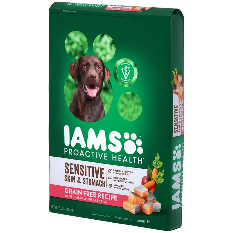 IAMS PROACTIVE HEALTH Sensitive Skin Stomach Grain Free Dry Dog