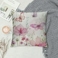 thumbnail image 2 of Creowell  Floral Throw Pillow Covers Spring Summer Outdoor Decor Lumbar Pillow Cases for Home Couch Decorations Pink, 2 of 5