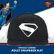 thumbnail image 2 of Gorra de béisbol DC Comics Superman Snapback negra para adulto, 2 of 6