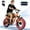 Orange, variant on ESKUTE V201D Electric Bike for Adults & Teens, 749W, 28MPH, 48V 15.6Ah Battery, 20"x4.0" Fat Tire Ebike, 7-Speed , Front Suspension, All-Terrain Electric Bicycle Black, UL2849