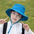 thumbnail image 2 of Baby Bucket Hat 12-24 Months Sun Hat with Solar Fan for Children Outdoor Wide Brims Bucket Hat Sun Protection Fishing Beach Hat with Fan for Boy Girl, 2 of 4