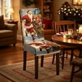 thumbnail image 6 of Hometravel Festive Chair Cover, Christmas Pattern Elastic Seat Protector, Reusable Washable Cover for Home, Restaurant, Holiday Gathering, 6 of 6