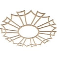 thumbnail image 2 of 36"OD x 12 5/8"ID x 3/8"T Augustus Wood Fretwork Pierced Ceiling Medallion, Alder, 2 of 3