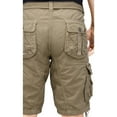 thumbnail image 5 of X RAY JEANS Men's 12.5" Inseam Cargo Shorts, Stone, 42, 5 of 6