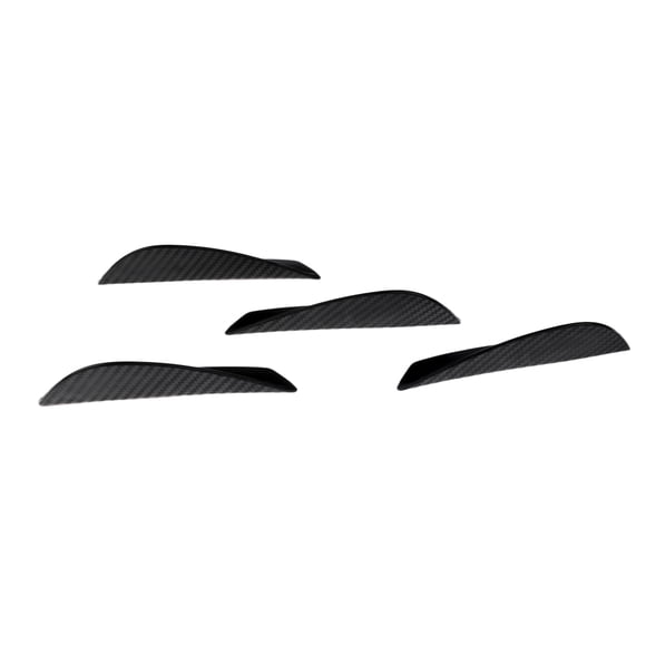 4pcs Alerones Del Del Divisor Del bio Del Parachoques Universal Del Coche Deflectores De Carbono Yotijar Spoiler de parachoques delantero universal