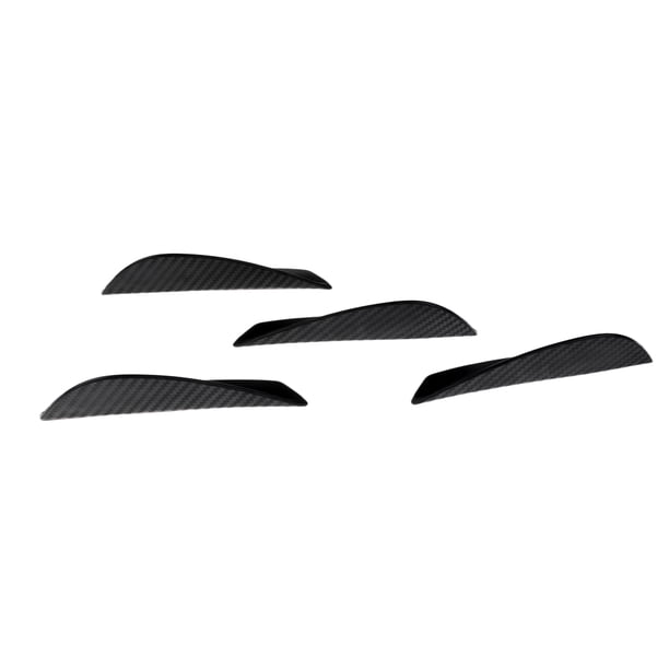 4pcs Alerones Del Del Divisor Del bio Del Parachoques Universal Del Coche Deflectores De Carbono Yotijar Spoiler de parachoques delantero universal