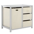 thumbnail image 3 of Ktaxon Baby Changing Table with 3 Storage Drawers, Baby Changing Station, Diaper Changing Station - Gray, 3 of 8