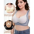 thumbnail image 2 of FHTECO Jelly Smoothing Bra Anti Sagging Wireless Push Up Bras for Women No Underwire Full Coverage Bra Seamless Bras for Women, 2 of 6
