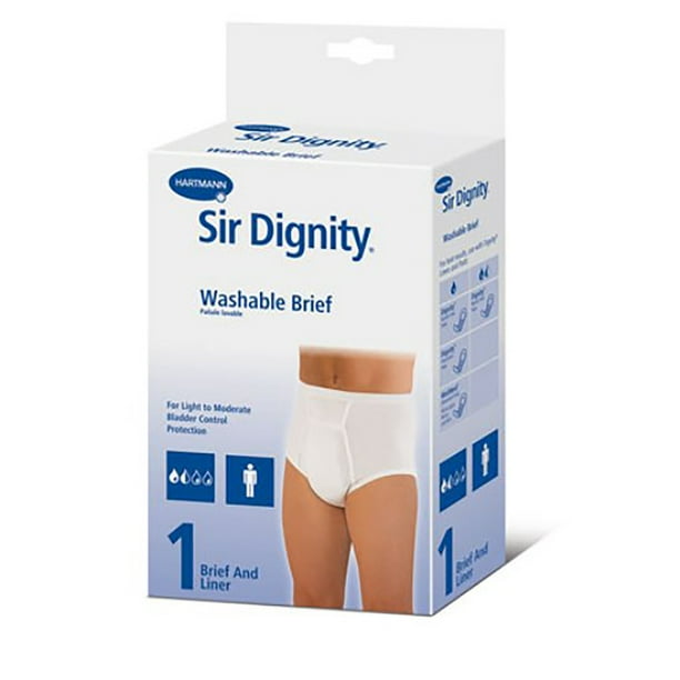 Sir Dignity Protective Underwear with Liner Male Cotton Blend Medium