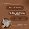 thumbnail image 5 of 20pcs Empty Cones – Pre-Rolled Cellophane Applicator Cones, Handmade Cones for Beginners & Festivals, 5 of 5