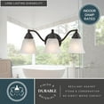 thumbnail image 5 of Standford 3 Light Bronze Bathroom Vanity Fixture, 5 of 10