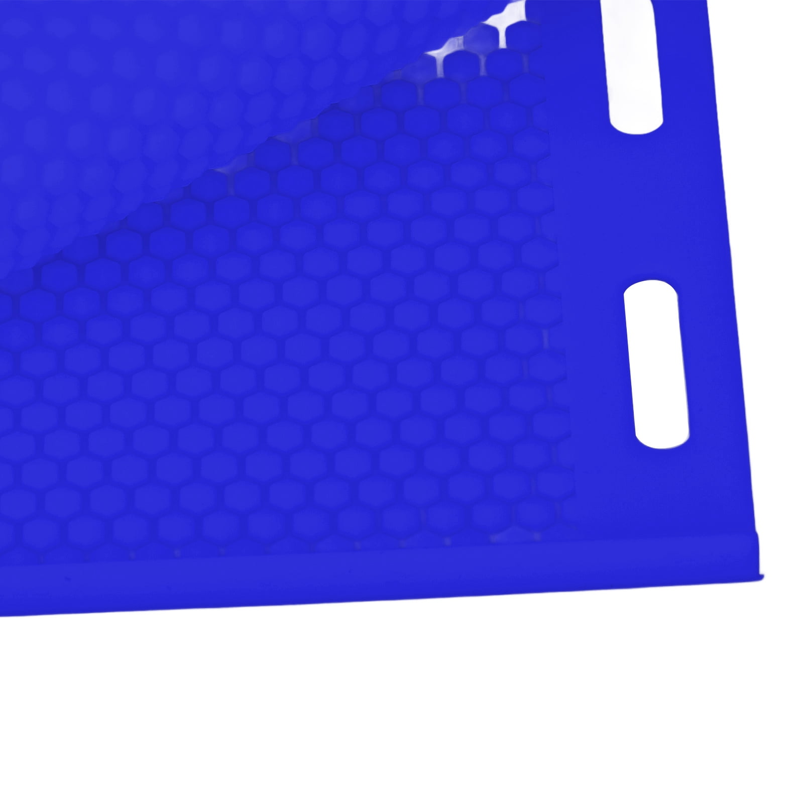 2 PCS 5.4mm Beeswax Foundation Sheets Press Embosser Machine Manual Silicone Beeswax Mold DIY Beekeeping Tool 41.3x20.5CM Dark Blue