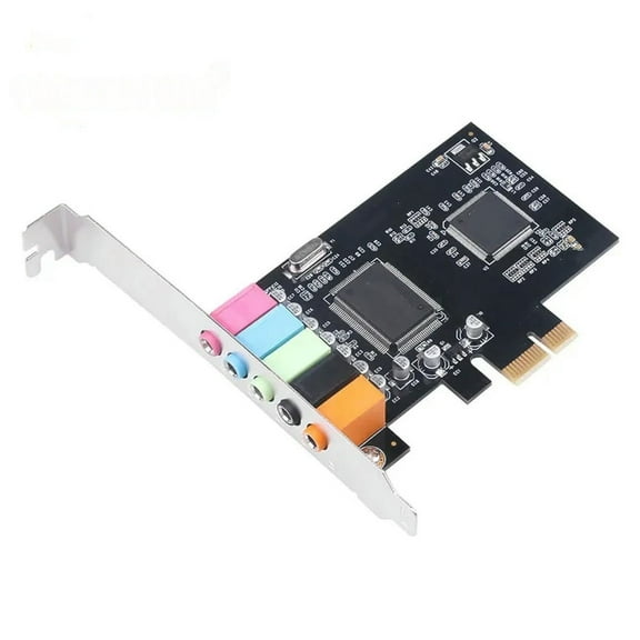 FOR Sound Card 5.1CH PCIE X1 5.1 Channel CMI8738 Chipset Audio InterfacePCI Express Stereo Digital Card Sound Card