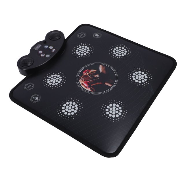 Fugacal Music Boxing Mat Battery Powered 2 in 1 Punching Dance Pad