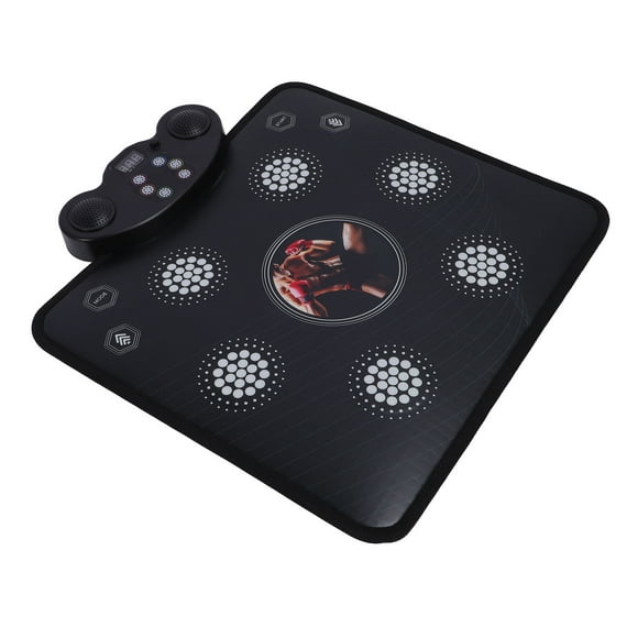 Fugacal Music Boxing Mat Battery Powered 2 in 1 Punching Dance Pad