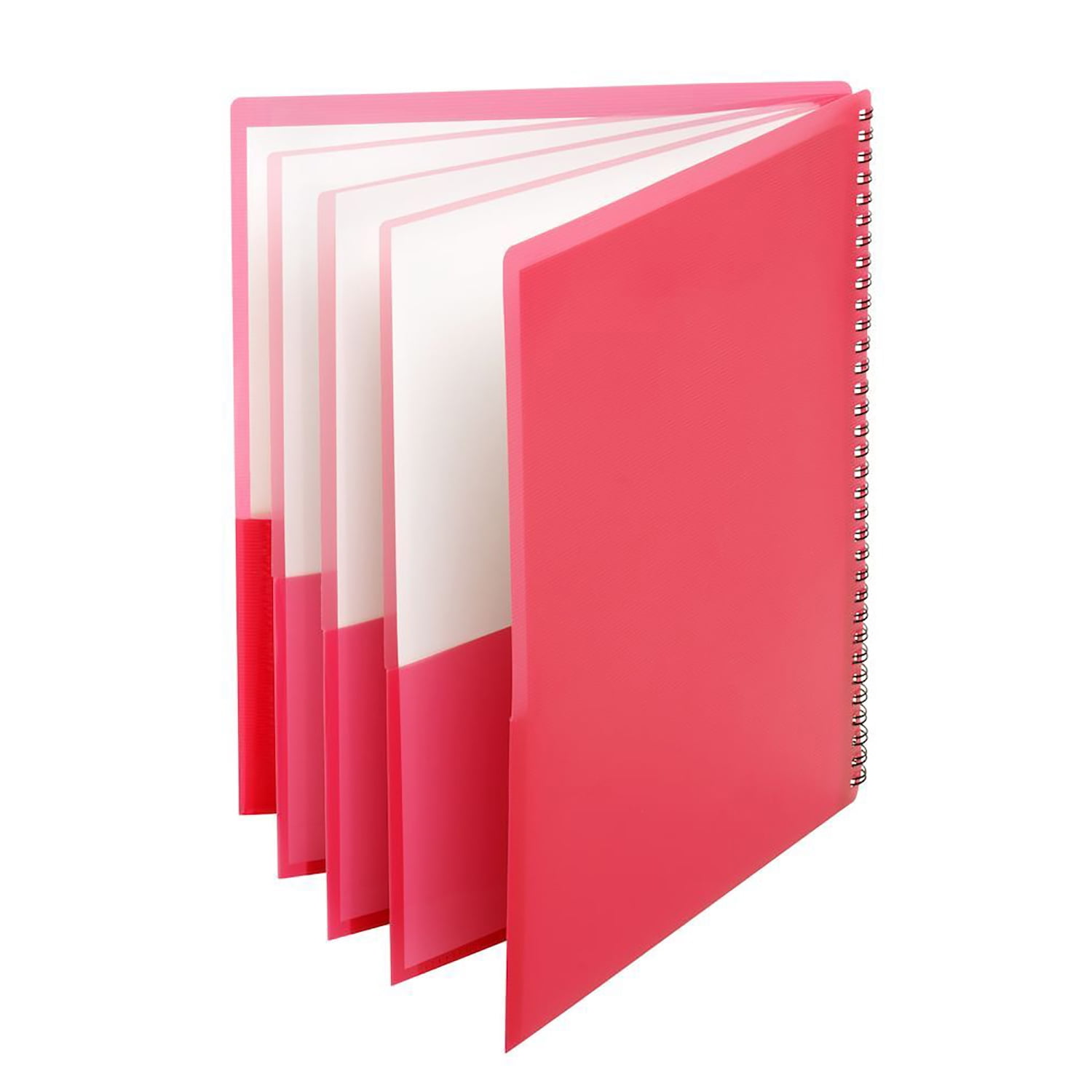 Oxford 8-Pocket Poly Portfolios, Pack of 4