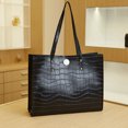 thumbnail image 2 of ZTTD Women's Tote Bags Fashion Women Artificial Leather Solid Color Stone Pattern Phone Bag Shoulder Bag Hand Bag Women's Bag, 2 of 3