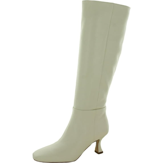 Sam Edelman Womens Leigh Leather Square Toe Knee-High Boots
