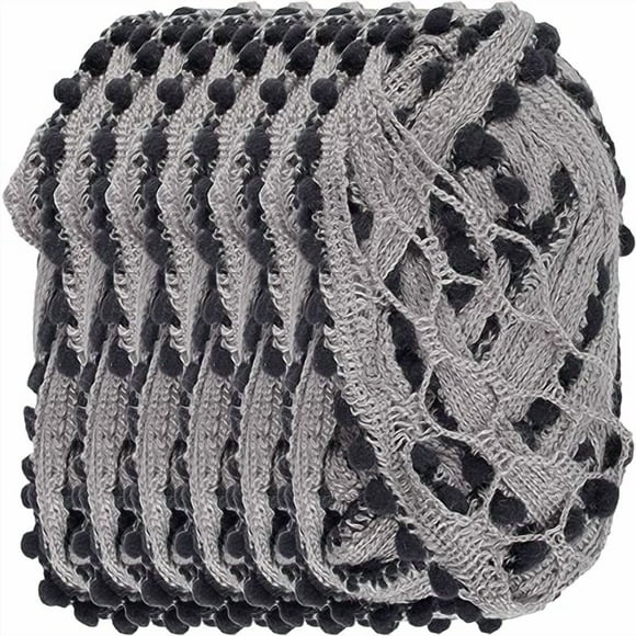 JubileeYarn Fishnet Pom Pom Yarn - 50g Mini Bonbons - Whirlwind - 6 Skeins