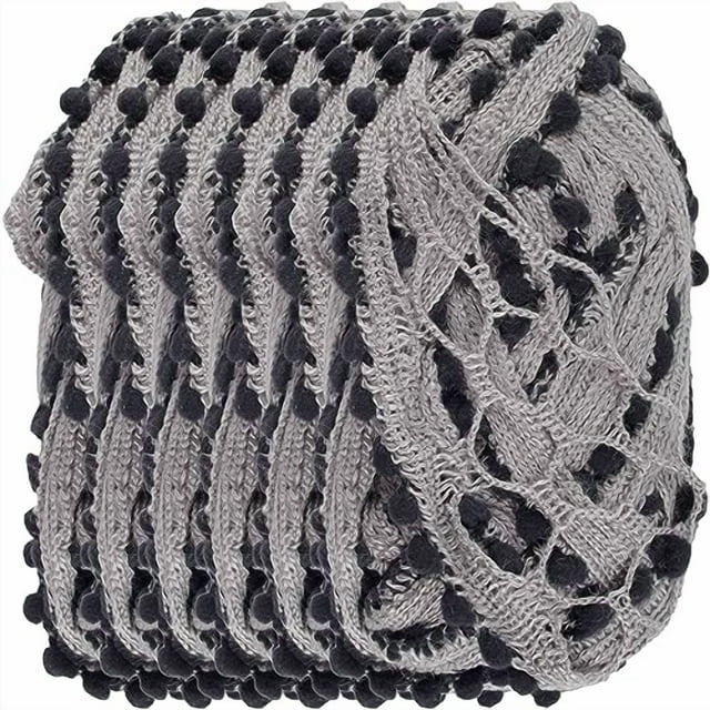 JubileeYarn Fil Résille Pompon - 50g Mini Bonbons - Tourbillon - 6 Écheveaux