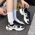 thumbnail image 6 of EKVAHL Orthopedic Platform Sneakers for Women, Lace‑Up Breathable Mesh Tennis Shoes, Arch Support Athletic Walking Shoes for Workout Black, 6 of 6