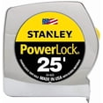 thumbnail image 2 of Stanley Bostitch Powerlock Ii Power Return Rule, 1\" X 25ft, Chrome/yellow, 2 of 3