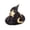 Black, variant on Witch Hat Hair Clip Halloween Hair Accessories Mini Pointed Cap Headwear for Women Cosplay Holiday Theme Party Costume Accessory Red
