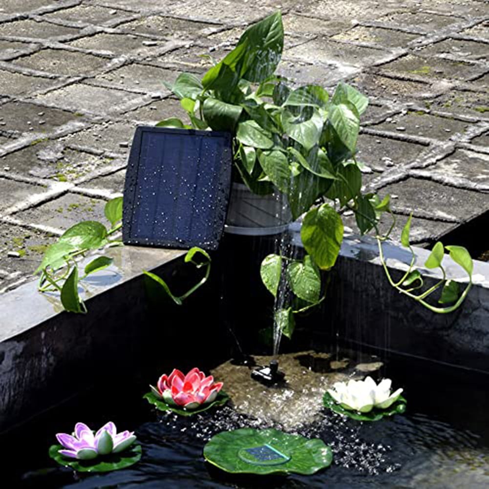 Outdoor Solar Split Fountain for Bird Bath and Small Pond Water Feature