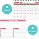 thumbnail image 4 of Calendario plegable de escritorio de 2024, en francés, de enero de 2024 a diciembre de 2024, 6,9" x 6,3", calendario de escritorio de 12 meses, 4 of 6