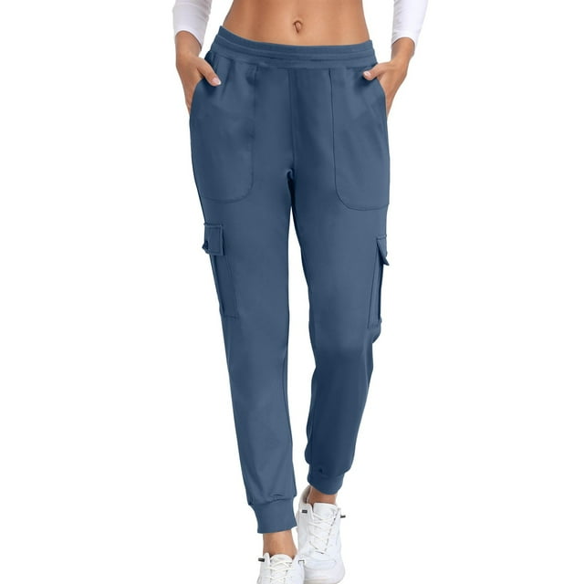 Erwazi Pantalons de Jogging Cargo pour Femmes, Bas Resserré, Pantalons de Sport Décontractés d'Automne avec Poches