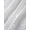 thumbnail image 7 of LMLYSoH Women's Mini Shorts Lace Patchwork Drawstring Elastic Waist Casual Summer Loose Lounge Shorts, 7 of 7