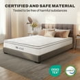 thumbnail image 3 of FunniHomi White 10'' Queen Size Mattress in a Box, Cooling Gel Memory Foam Mattress, Innerspring Mattress, CertiPUR-US Certified, Medium, 3 of 7