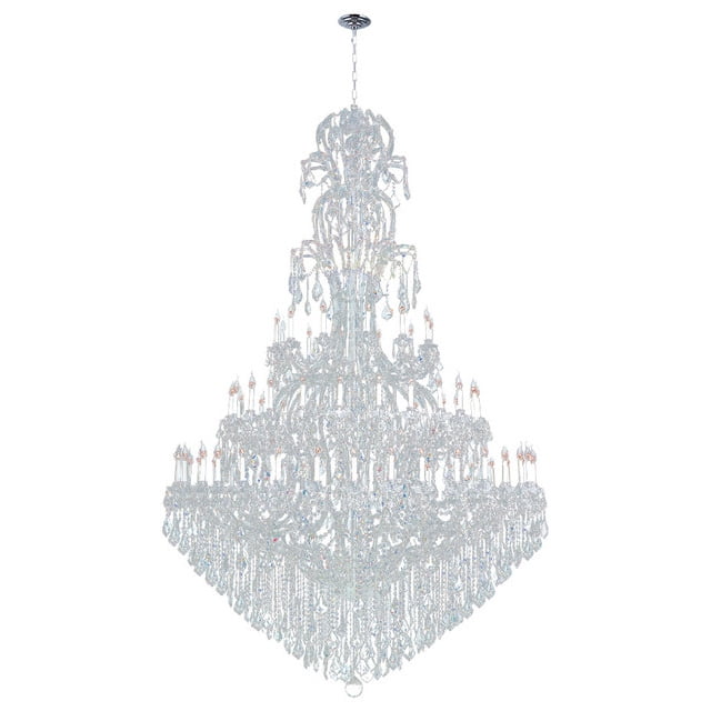 Maria Theresa Collection 72 Light Chrome Finish Crystal Chandelier 78