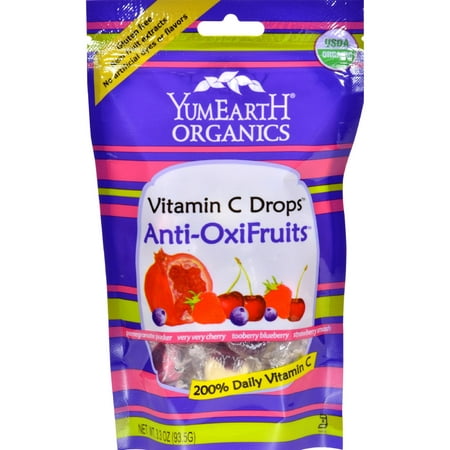 UPC 810165011502 product image for Yummy Earth 0273946 Organic Vitamin C Drops, Anti-Oxifruits, 3. 3 oz - 93. 5 g - | upcitemdb.com