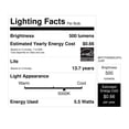 thumbnail image 5 of Feit Enhance Blunt Tip E12 (Candelabra) Filament LED Bulb Daylight 60 Watt Equivalence 2 pk, 5 of 5