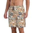 thumbnail image 2 of Goofa Floral Paisley Printed Mens Swim Trunks Summer Quick Dry Short Beach Swimwear Bathing Suits-Large, 2 of 9