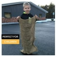 thumbnail image 2 of All Natural Reusable Jute Burlap Sacks 24" x 40" | Potato Sack Race Bags for Kids & Adults | Perfect Birthday Party Game | Eco-Friendly Biogradeable Food Storage | Shrub & Plant Frost Protection, 2 of 6