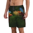 thumbnail image 2 of Goofa Hybrid Parrot in the Forest Printed Mens Swim Trunks Summer Quick Dry Short Beach Swimwear Bathing Suits-XX-Large, 2 of 9