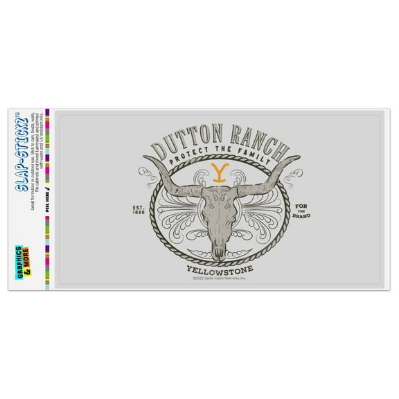 Yellowstone TV Show Badge Automotive Car Window Locker Bumper Sticker