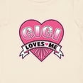 thumbnail image 4 of Inktastic Gigi Loves Me Girls Granddaughter Girls Baby T-Shirt, 4 of 5
